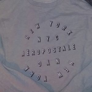 Grey Aeropostale crop top crewneck